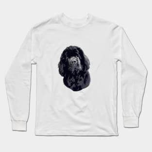 Newfoundland Cute Head Tilt Long Sleeve T-Shirt